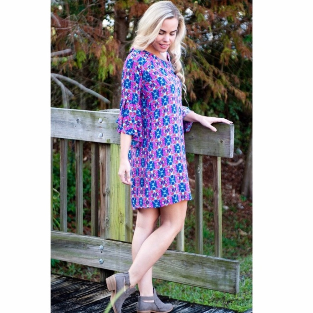 Patterned Loose Dress